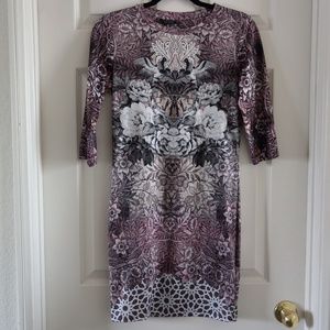 Topshop floral bodycon dress